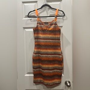CHICME Dress - Women’s Retro Inspired, Striped, Sleeveless, Dress. Size Medium.